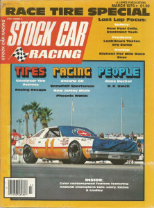 STOCK CAR RACING 1979 MAR - Ulrich, Decker, Phoenix, Ontario, New Jersey Mods
